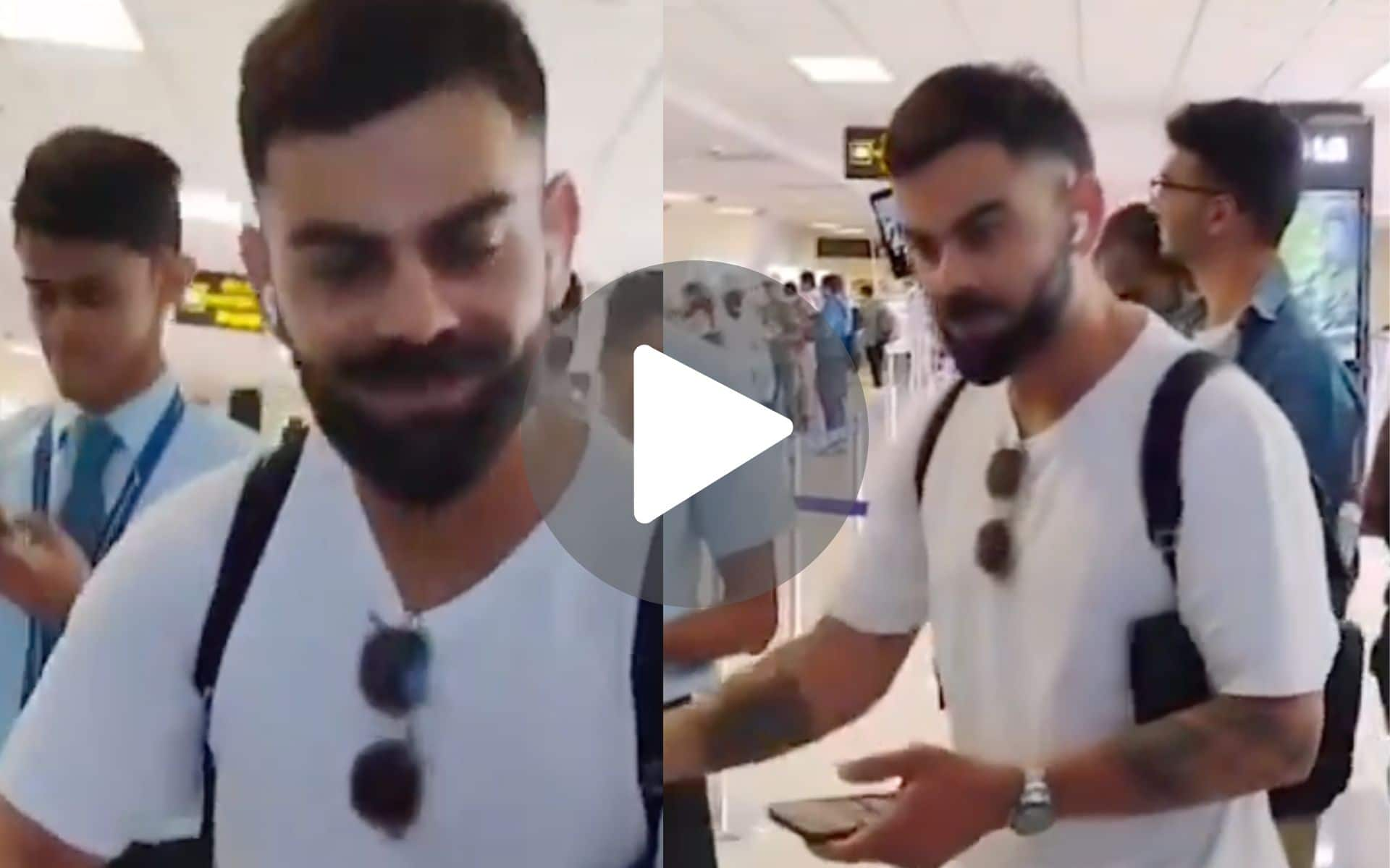 [Watch] Virat Kohli Spotted With Fans At Colombo Airport Ahead Of Sri Lanka ODIs